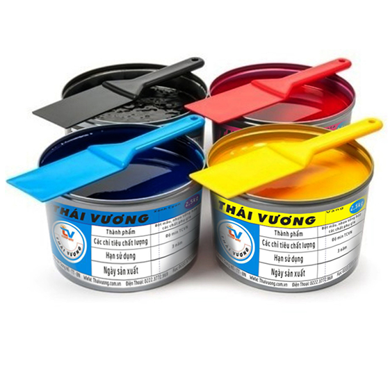 Mực in Thái Vương bóng trên giấy cao cấp